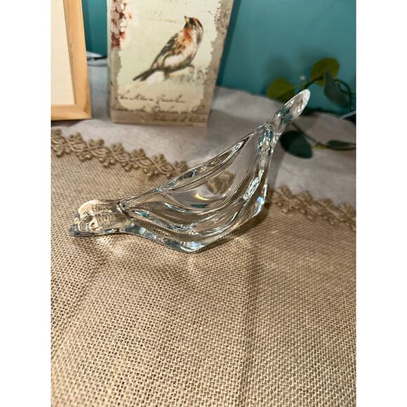 Vintage Princess House Crystal Bird Candy Dish Bundle Set Lot Home Accent Decor - Picture 10 of 11